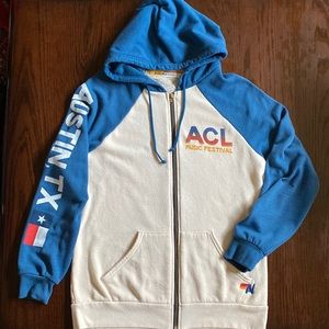 Aviator Nation Hoodie Sweatshirt ACL Festival L Unisex Austin City Limits 2015